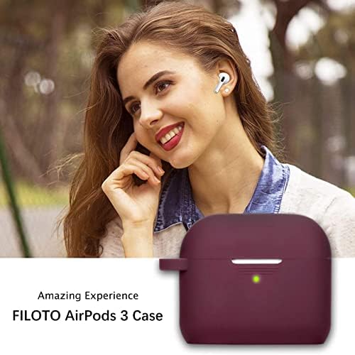 Airpods durumda 3 (2021), Filoto Apple Airpod 3 Nesil Kılıf Kapak Kadınlar Kızlar için, silikon kılıf için Hava Pod