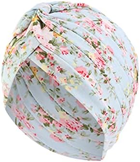 Bayan Saten Çiçek Baskı başörtüsü Wrap Kemo Kanseri Kap Çok Renkli Şapkalar Hafif Hızlı Kuru Sıkı Bere Şapka