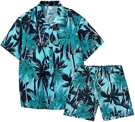 Erkek Yaz 2 Parça Eşofman Erkek Gömlek Şort plaj pantolonları Takım Elbise Eşofman Hoodie Erkekler