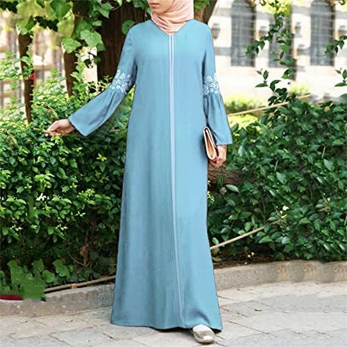 LzeAL Müslüman Kıyafetleri Kadınlar İçin Uzun Kollu Tunik Burkas uzun elbise Başörtüsü Kaput Burkas Kadınlar İçin