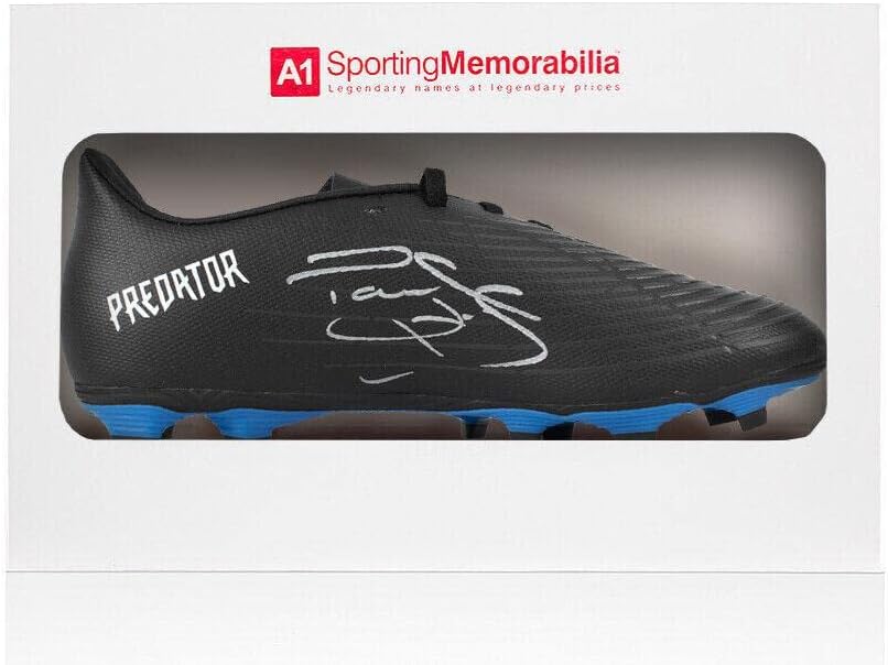 Paul İnce İmzalı Futbol Ayakkabısı-Adidas-Hediye Kutusu İmzalı Koç Boynuzu-İmzalı NFL Koç Boynuzu