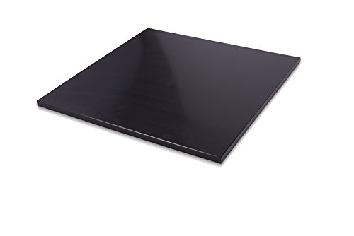 HDPE (Yüksek Yoğunluklu Polietilen) Plastik Levha 1/4 x 4” x 8 Siyah Renk (5'li Paket)