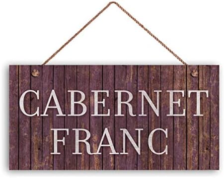 MAİYUAN Cabernet Franc Şarap İşareti, Sıkıntılı Ahşap Tarzı, 5 x 10 Toskana Dekor, Şarap Bar İşareti, Rustik İşaretleri(W20-157)