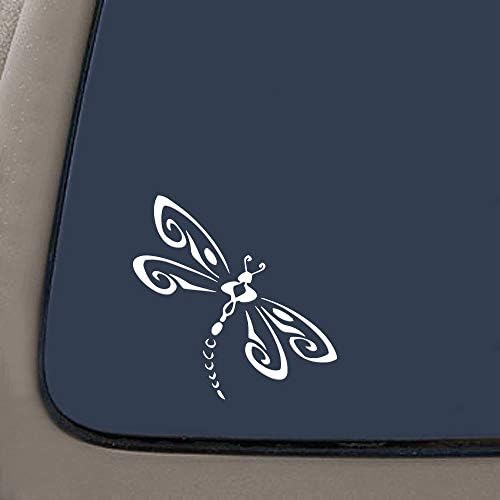 Dragonfly Kalıp Kesim Vinil Pencere Çıkartması / Sticker için Araba / Kamyon 4.5 İnç 4.5 İnç / Premium Kalite Beyaz