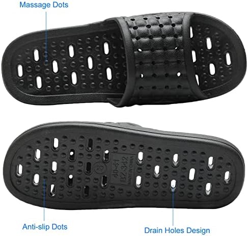 COZYAREA Duş Ayakkabı Hızlı Kuru Kaymaz banyo terliği Erkekler Kadınlar için Yurt Ev Slaytlar