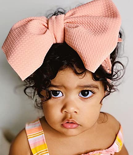 Bebek Kafa Bantları Kızlar için saç fiyonkları Türban Düğümlü Headwraps Yenidoğan Bebek Tulumları Çocuklar (TİP-1)